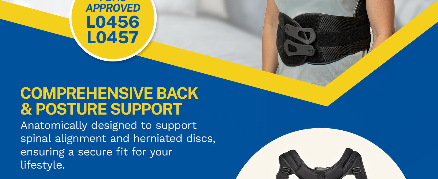 tlso thoracic lumbar kyphosis scoliosis osteoporosis stenosis herniated disc arthritis l0456 l0457