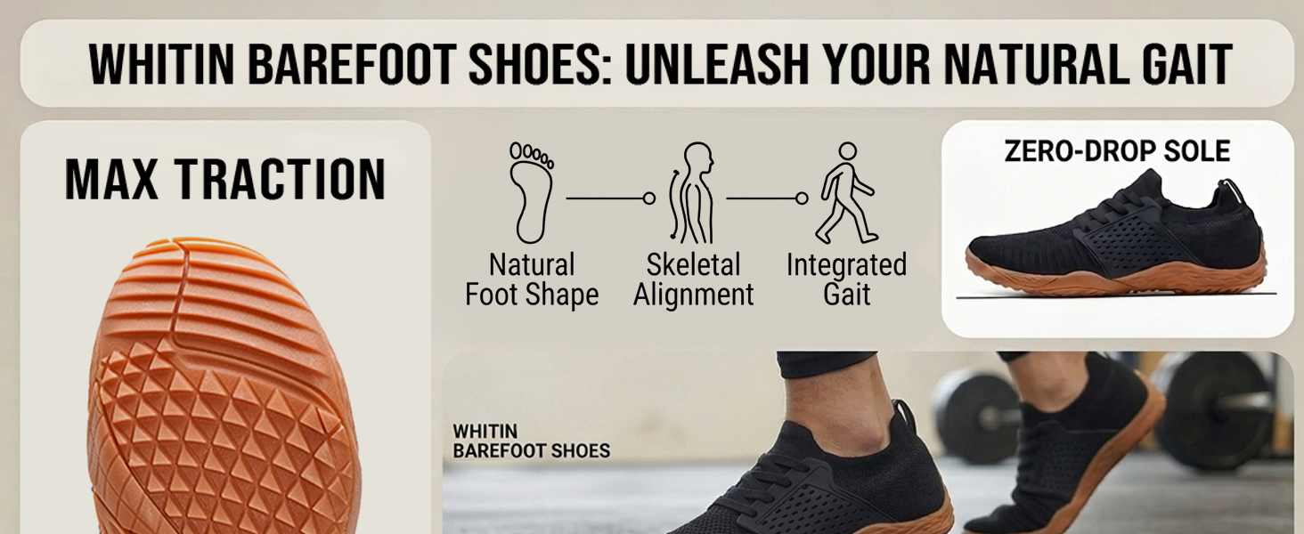 Barefoot shoes for men W63
