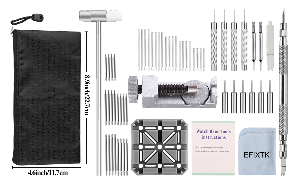 Built-in bag size