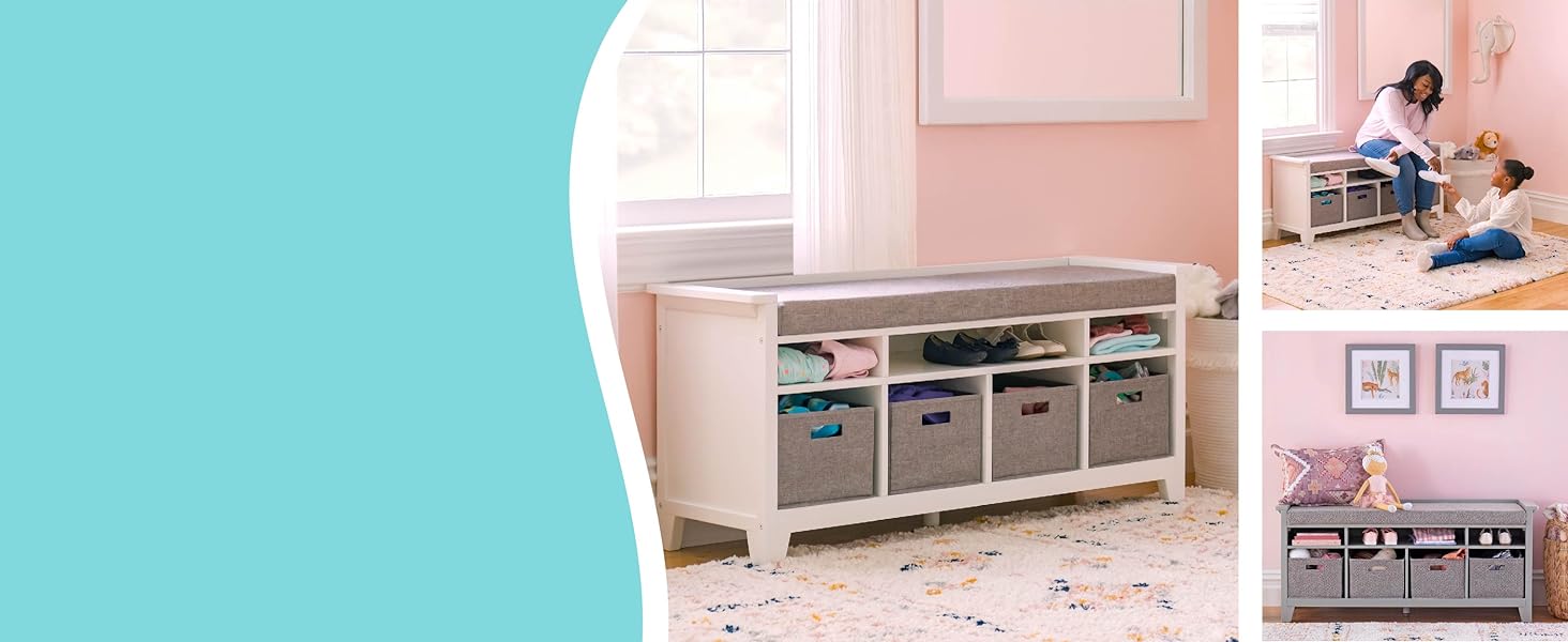 Martha Stewart Living and Learning Storage Bench