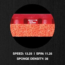 Tenergy 80 pimples structure