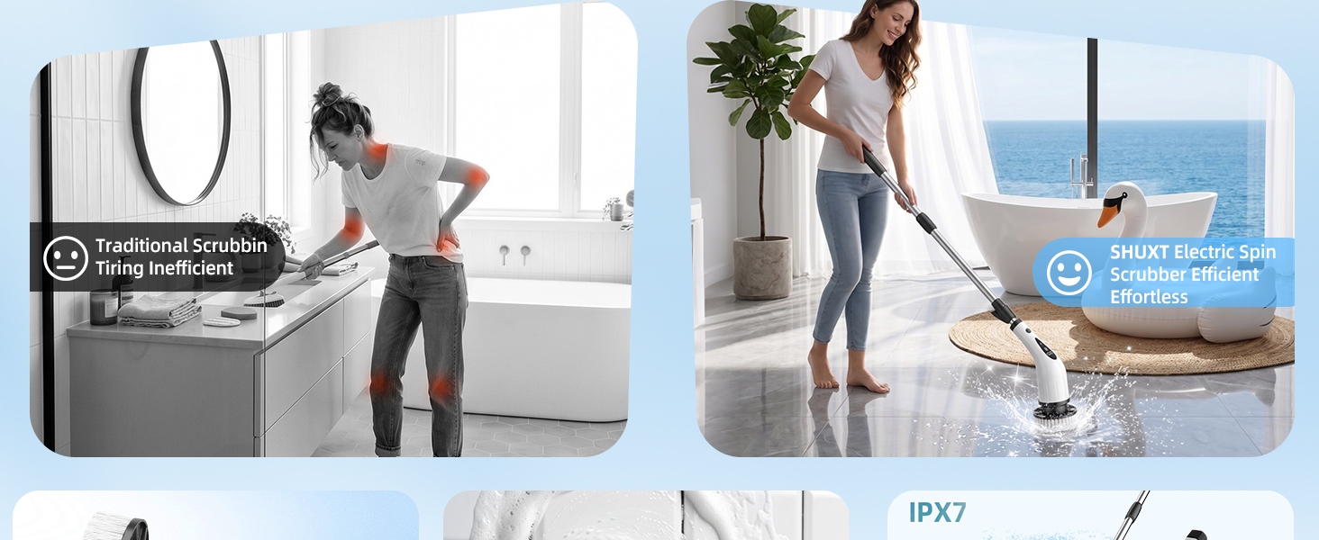 electric spin scrubber