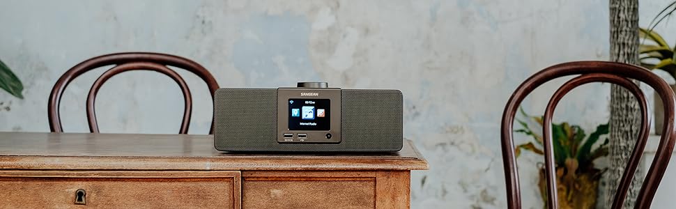 SANGEAN WFR-32 Internet Radio, Supporting Bluetooth, WiFi and Streaming Services like Spotify