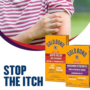 Patch itch for bug bites and rashes