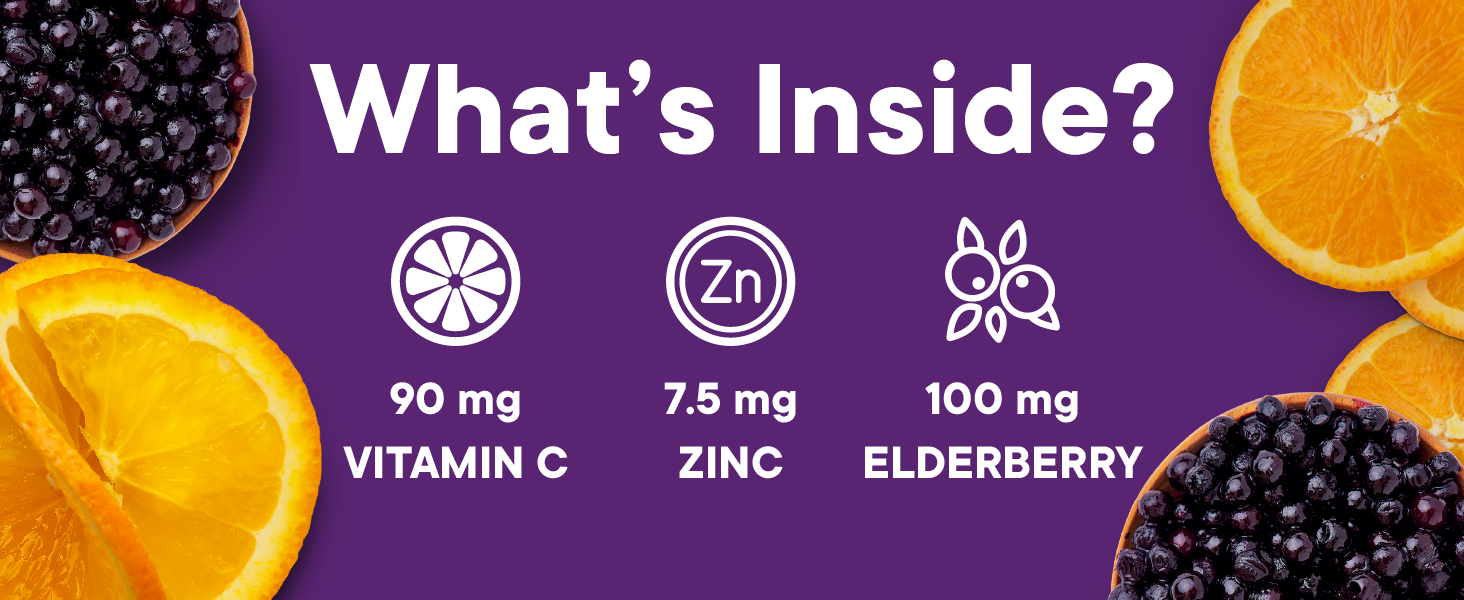 immune support gummies elderberry zinc vitamin c health family antioxidants