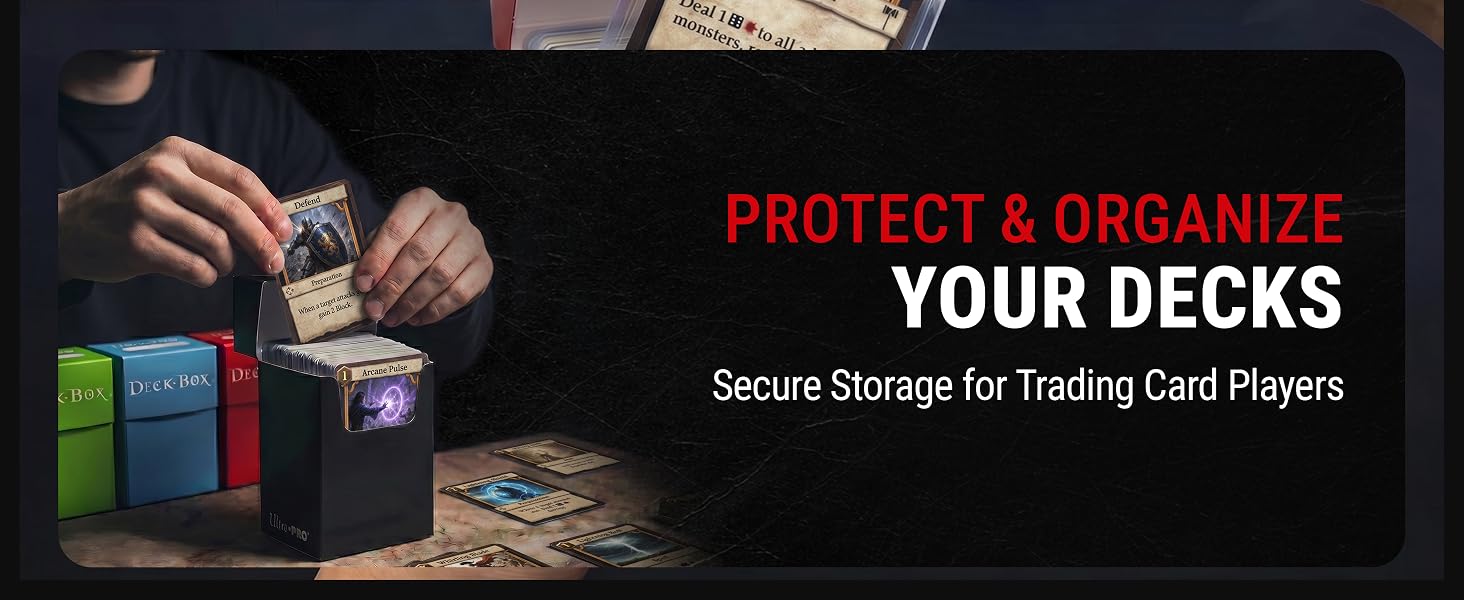 portable travel case protectorbox divider duel deck box card boxes trading ultra pro cards deckbox