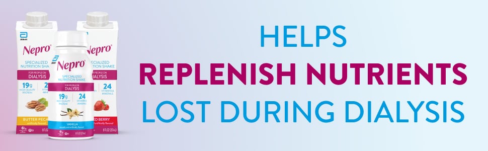 helps replenish nutrients lost during dialysis