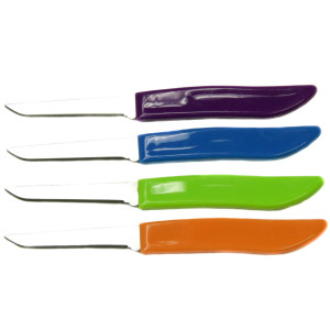 4 Piece Multicolor Paring Knife Set