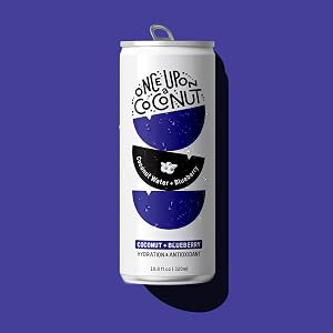 coconut water + blueberry