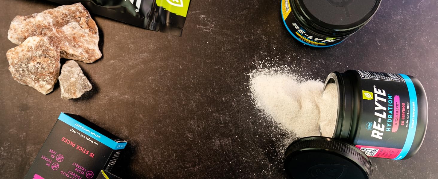 Re-Lyte Hydration, real salt rocks