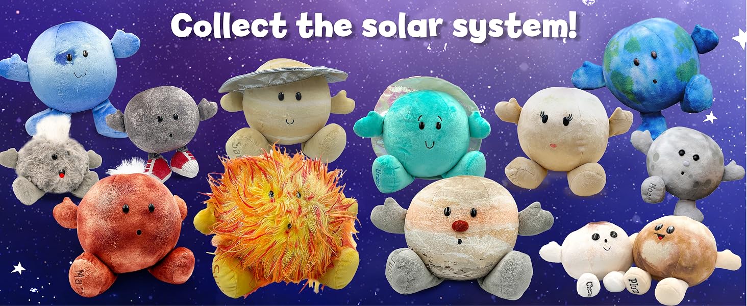 Mars buddy educational plush by celestial buddies