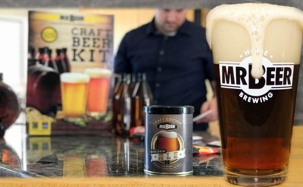 mr beer making kit gift men beer lovers mead craft custom brewary diy kit