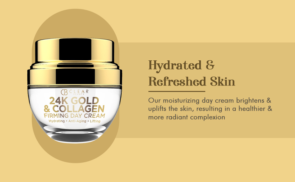Clear Beauty 24K Gold and Collagen Face Moisturizer