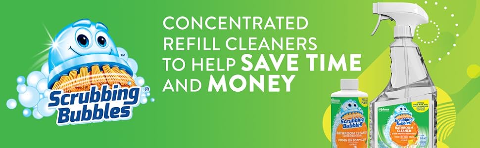 Scrubbing Bubbles Bathroom Cleaner Concentrate Starter Pack