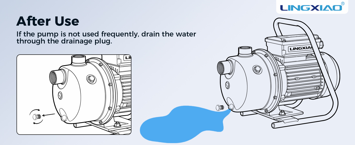 irrigation water pump for garden