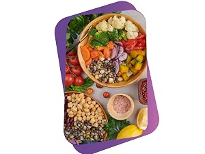 Bowls of various healthy foods