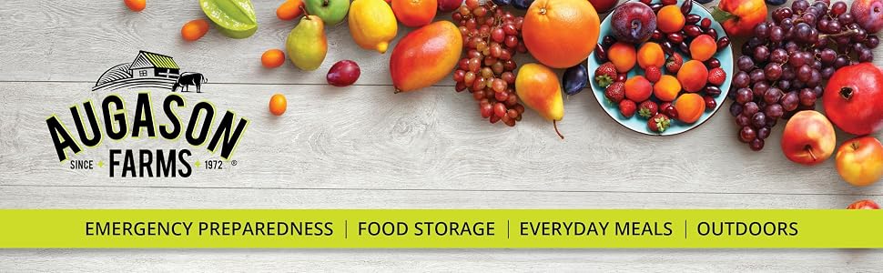 Augason Farms Emergency Preparedness Food Storage Freeze Dried Fruit Fruits Outdoor Snacks