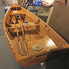 TotalBoat Gleam Marine Varnish Used on Wooden Boat and Paddles