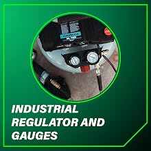 Industrial regulator and gauges