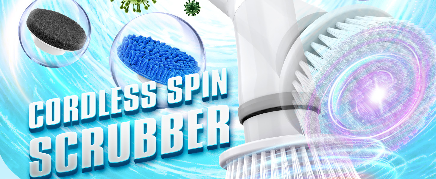 electric spin scrubber