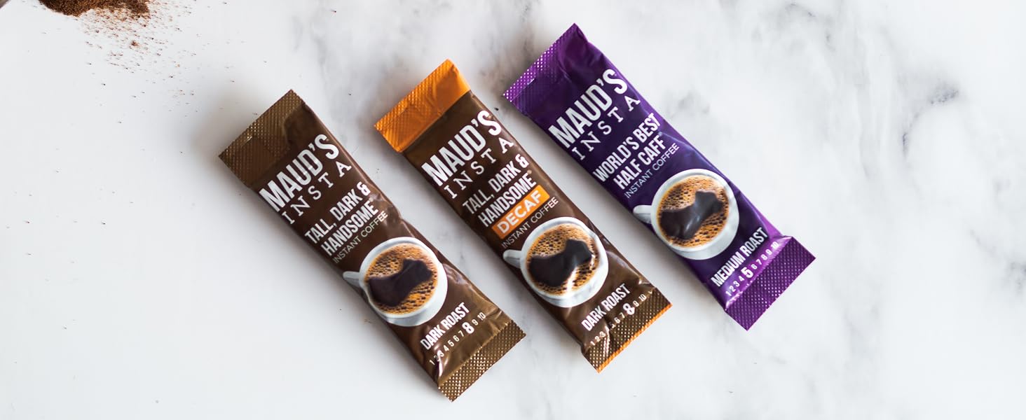 Maud&amp;#39;s Dark Roast Instant Coffee Sticks