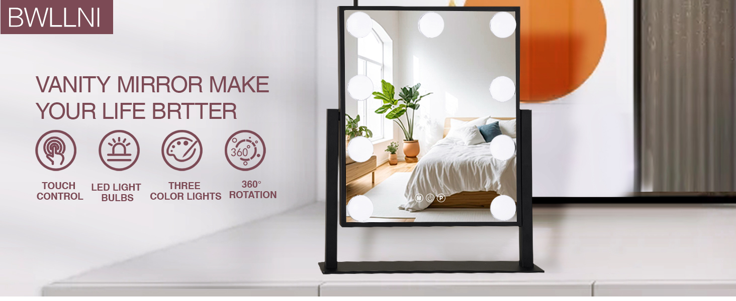 vanity mirror with lights