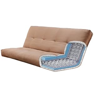 Futon, couch, sofa, storage, drawer, drawers, mattress, adjustable, sleeper, sleep, guest, kids,