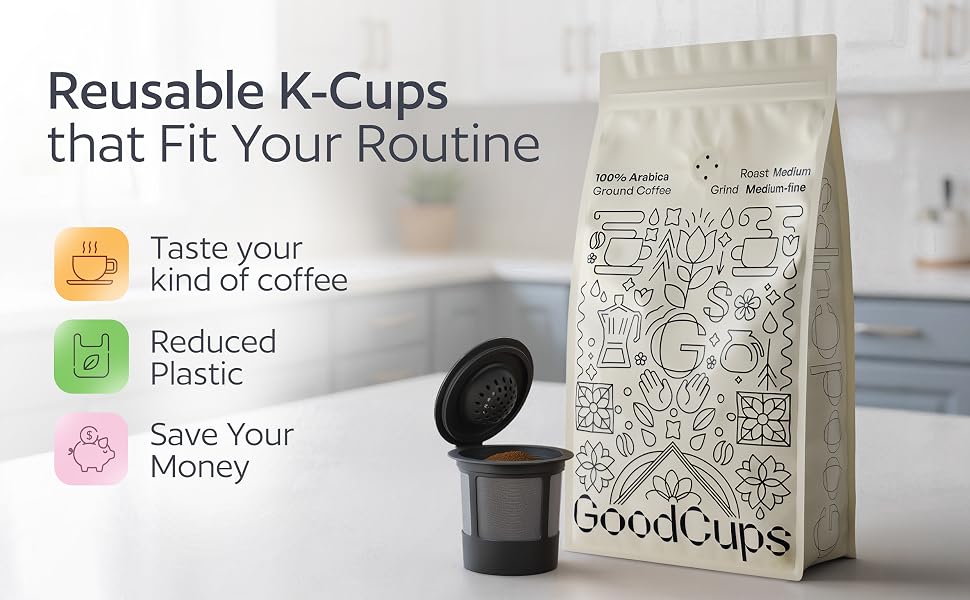 Reusable K-Cups that fit your routine