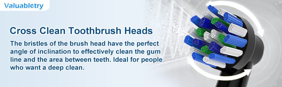 Cross Brush Heads
