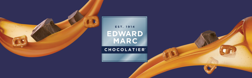 edward marc, candy, dark chocolate, pretzels, bite sized, clusters, candy clusters, chocolate