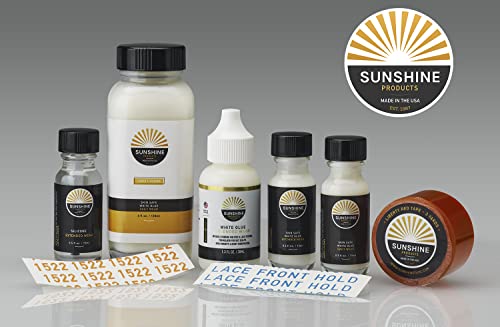 Sunshine Tape | 1522 3M Clear Wig Tape | A Curve 36 Pieces | Double Sided Clear Toupee Adhesive | Made in USA