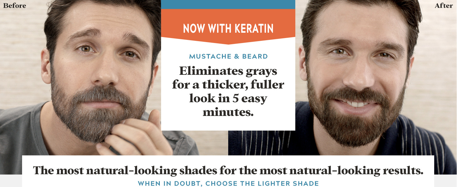 Eliminates grays for a thicker, fuller look in 5 easy minutes. Before/After
