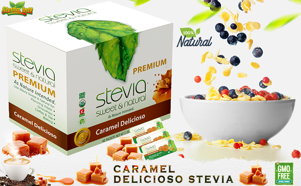 CARAMEL DELICIOSO STEVIA PACKETS