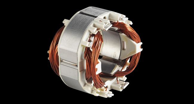 Dual Field Motor on black