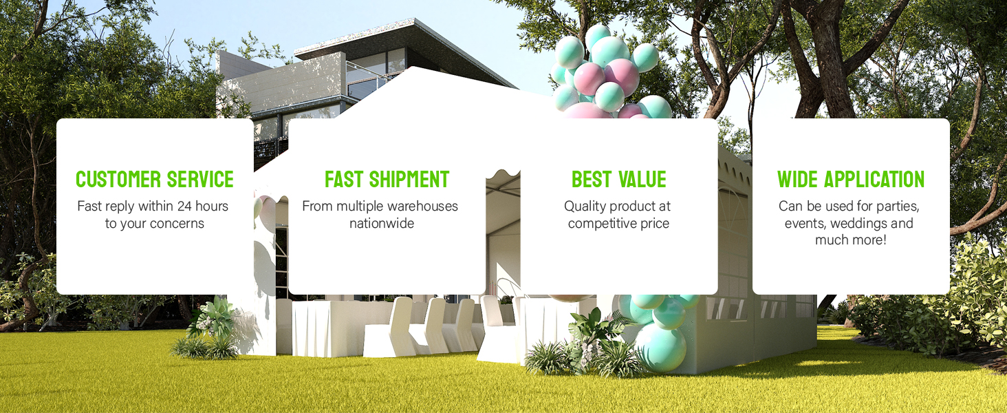 AMERICAN PHOENIX POP UP CANOPY TENT HEAVY DUTY COMMERCIAL