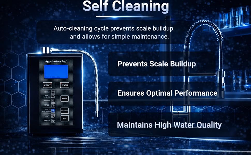 Aqua Ionizer Deluxe 9.5 | Antioxidant Boost Technology - Self Cleaning