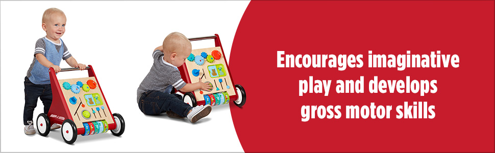 radio flyer push and play baby walker