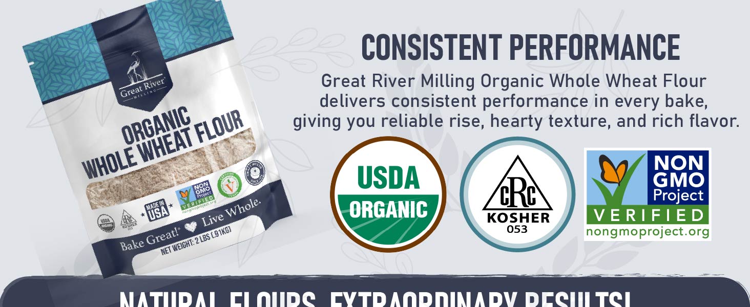 Consistent Performance Whole Wheat Flour
