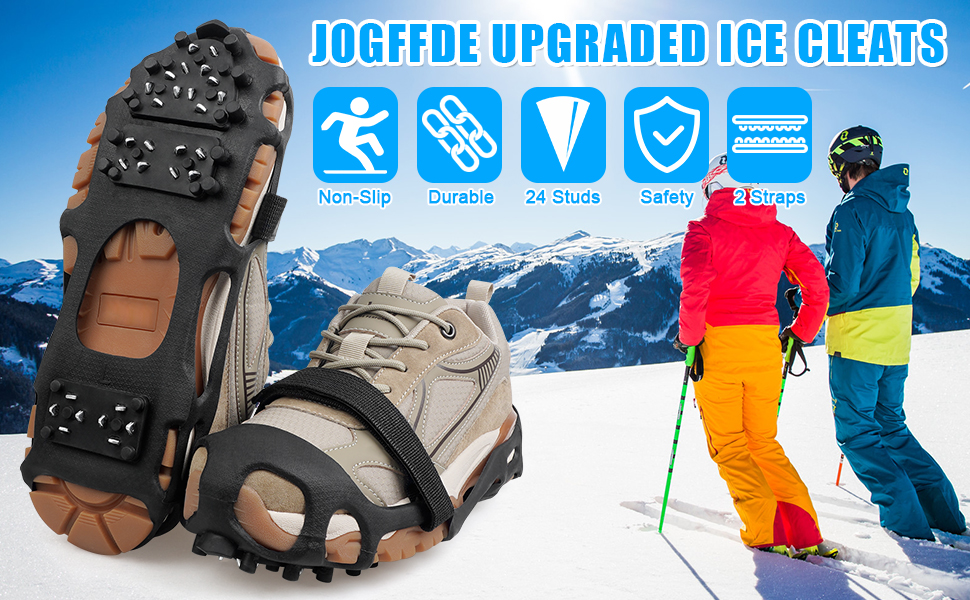 Ice cleats for shoes and boots