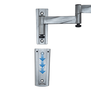 RV TV MOUNT LOCKABLE FULL MOTION