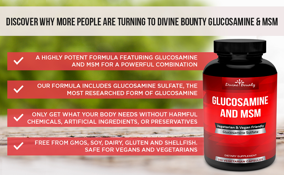 Divine Bounty Glucosamine MSM