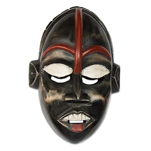 NOVICA Mask, Wall Mask, Wall Decor, Wall Art, Home Decor,Office Decor,Handmade,Sculpture,Wood Mask