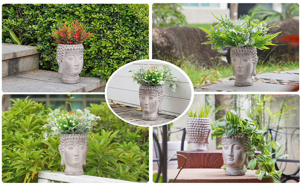 garden Buddha planter