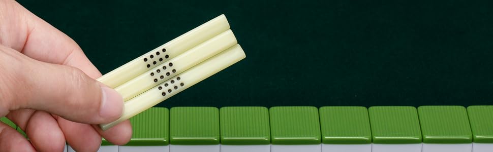 Mahjong Scoring / Betting Sticks (Chinese Count) - Beige