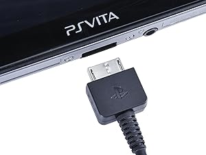 Upgraded PS Vita Charger Cable, Playstation Vita Charging Cable PSV 1000 USB Data &amp; Power Charger