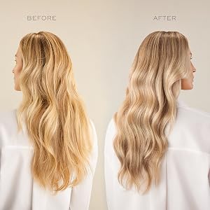 Before/After Purple Shampoo