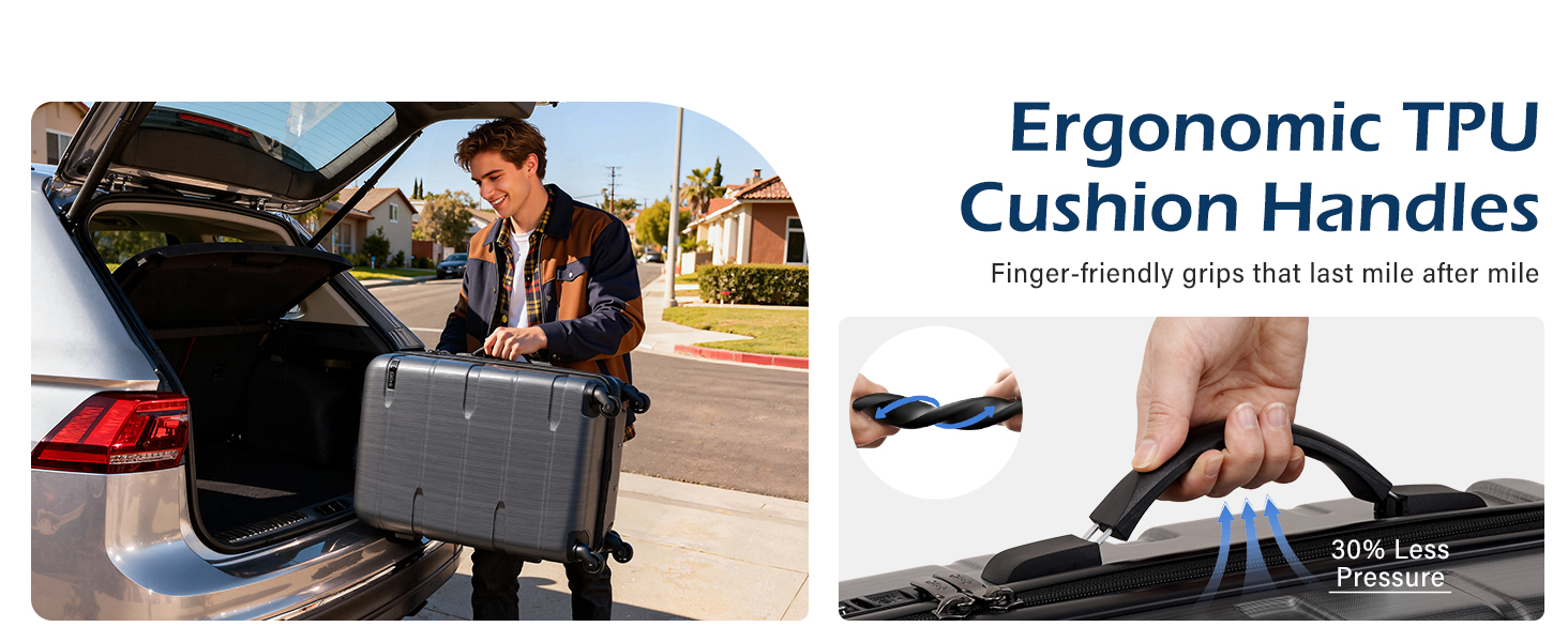 Ergonomic TPU Cushion Handles