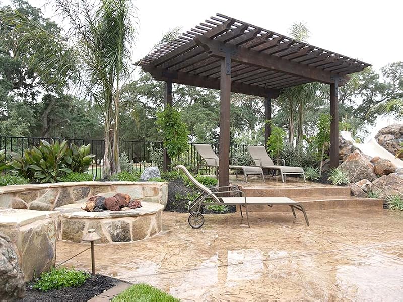 high gloss pool deck