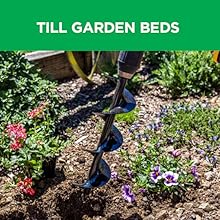 garden tiller, soil tiller, auger, digger