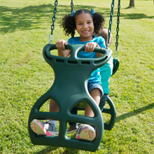 back to back glider, glider swing, two person glider, green glider, Dual Ride Glider Swing, Swing